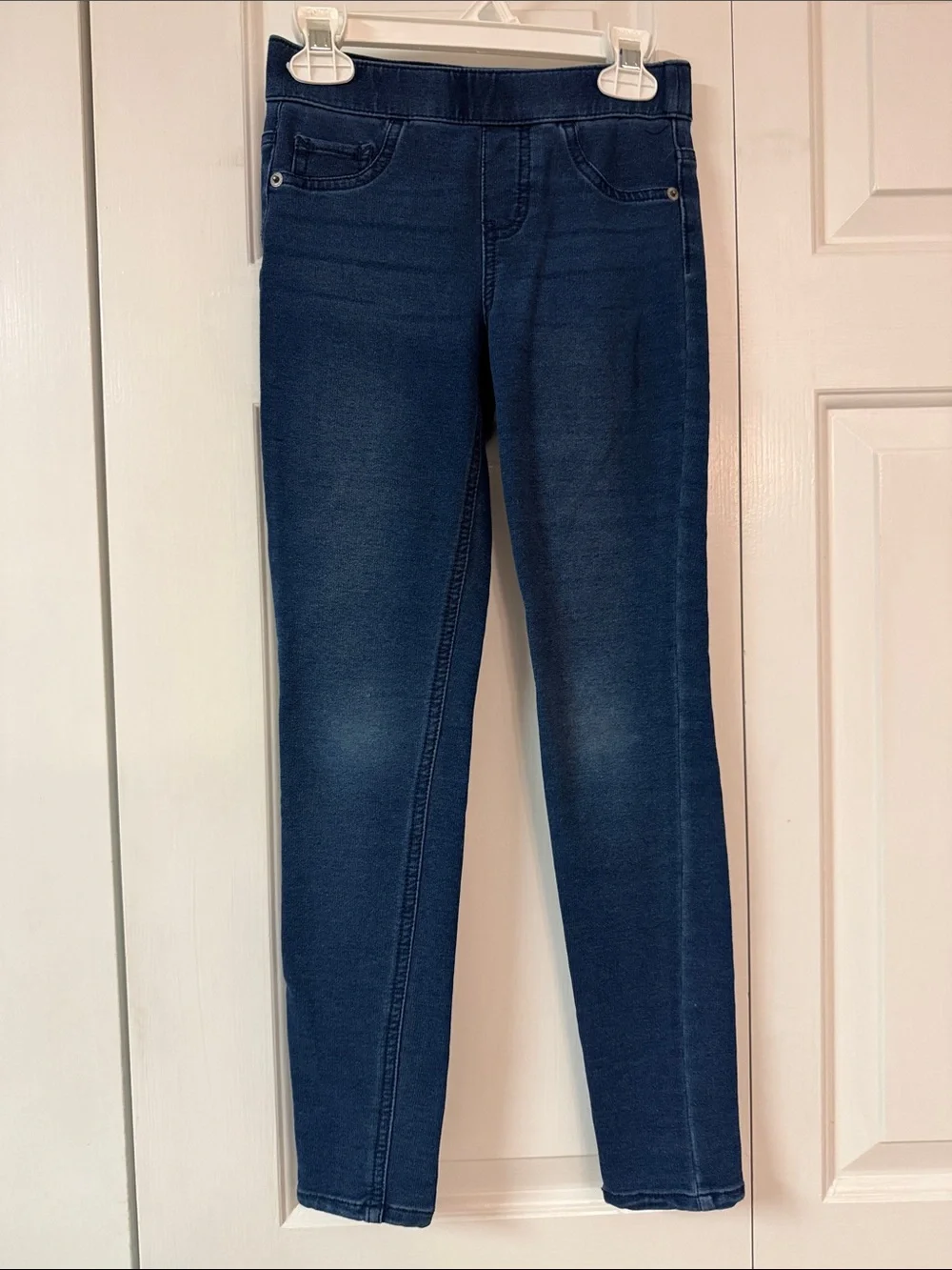 Justice Girls Navy Blue Stretch Jeggings